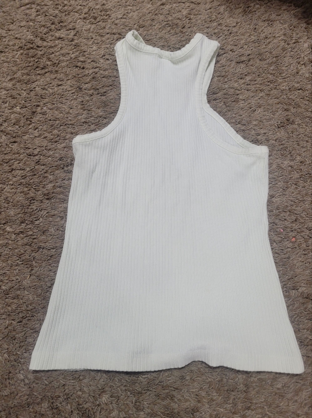 Agolde Ribbed Racerback Tank - Picture 3 of 4